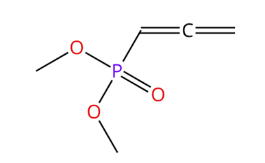 丙二烯磷酸二甲酯 Dimethyl propidylene phosphate 18356-17-7.png
